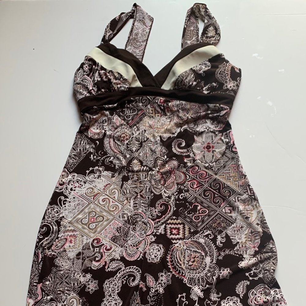 La Belle Patterned Cocktail Dress